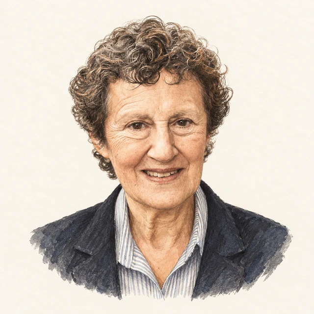 Illustrated portrait of Barbara Liskov