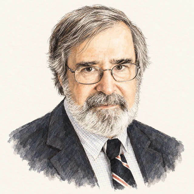 Illustrated portrait of Edmund Clarke