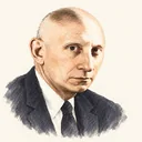 Illustrated portrait of Alan Perlis