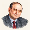 Illustrated portrait of Amir Pnueli