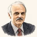 Illustrated portrait of Edgar F. Codd