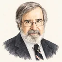 Illustrated portrait of Edmund Clarke