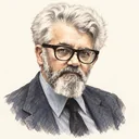 Illustrated portrait of John McCarthy