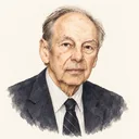 Illustrated portrait of Juris Hartmanis