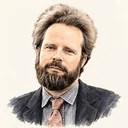 Illustrated portrait of Robert Floyd
