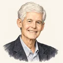 Illustrated portrait of Stephen Cook